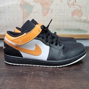 BRAND NEW *RARE* Nike Air Jordan 1 Strap Low 'Black Bright Cirtus' Men’s Sz 11.5
